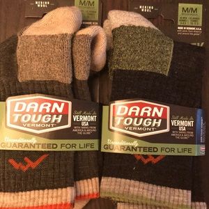 Merino Wool hiking socks 🧦- one olive one lime